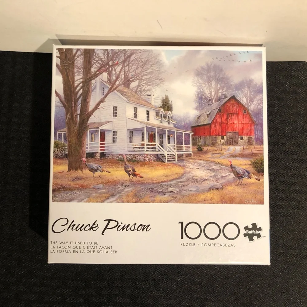 Buffalo David Bitton Chuck Pinson Puzzle - Red and White - Picture 1 of 5